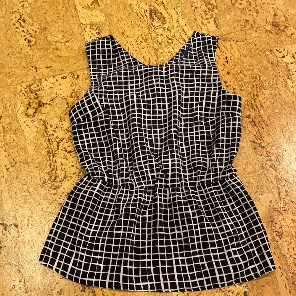 Peplum tank top